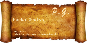 Perka Godiva névjegykártya